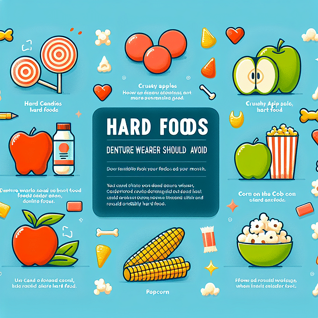 hard foods to avoid with dentures