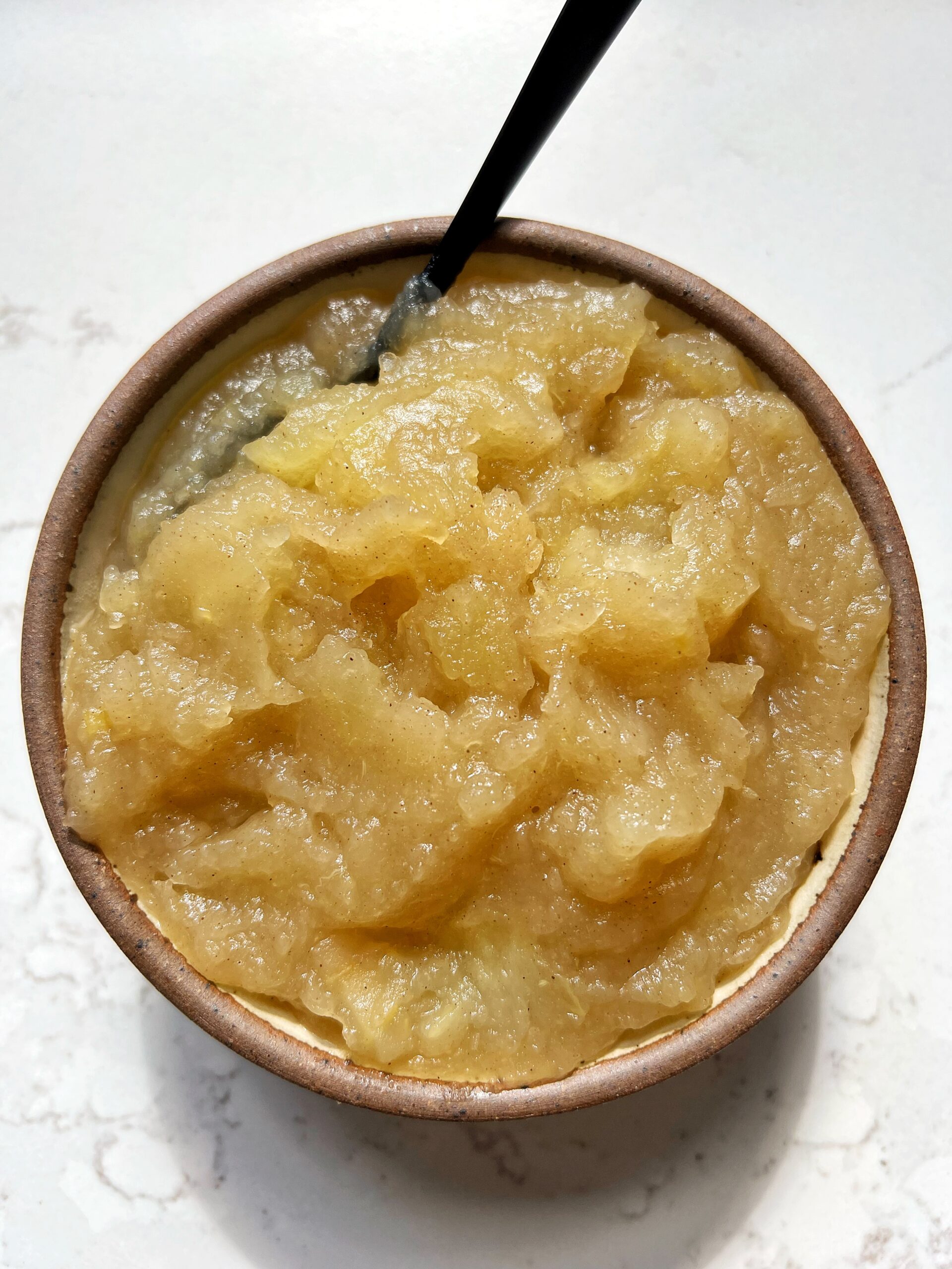 applesauce in a bowl