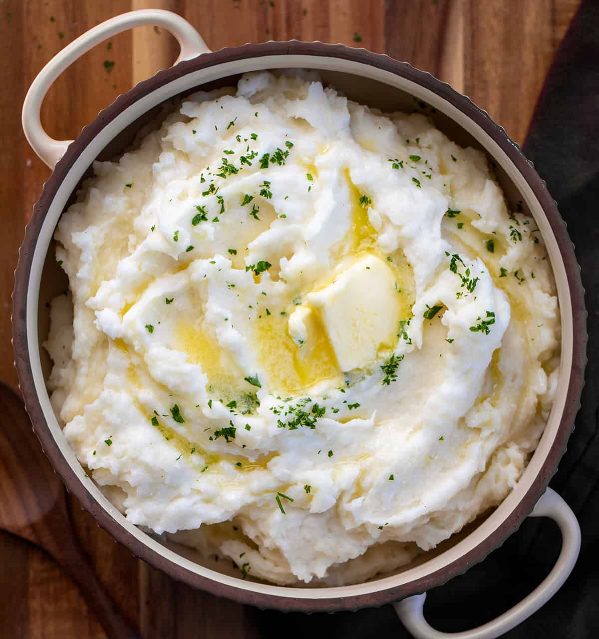 mashed potatoes dish