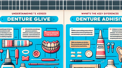Understanding the Key Differences Between Denture Glue and Denture Adhesive