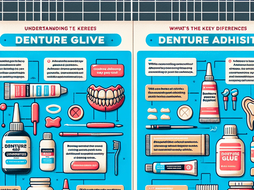 Understanding the Key Differences Between Denture Glue and Denture Adhesive