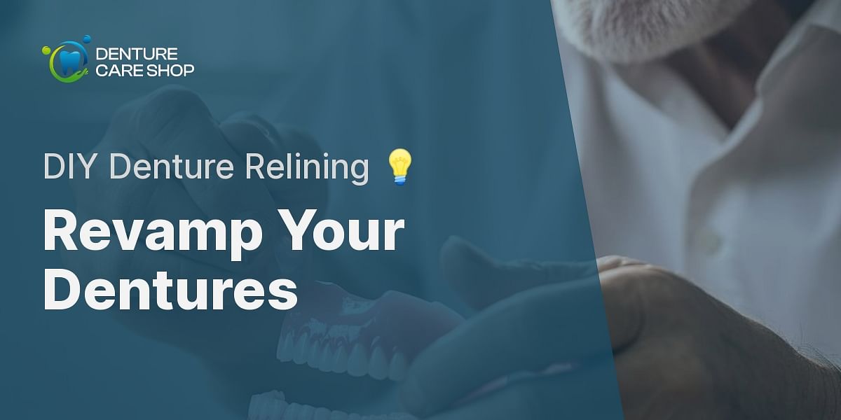 Can I reline my dentures at home?