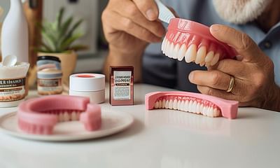 Are there any special denture care tips for sensitive gums?
