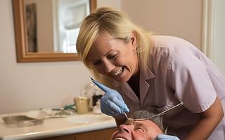 If I was referred to Affordable Dentures to get an upper denture, what should I expect?